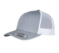 Flexfit Men's Retro Two Tone Trucker Cap in Pale Grey Flexfit Pale Grey One Size