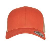 Flexfit Men's Retro Two Tone Trucker Cap in Pale Orange Flexfit Pale Orange One Size