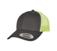 Flexfit Men's Retro Two Tone Trucker Cap in True Black Flexfit True Black One Size