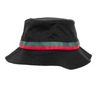 Flexfit Men's Stripe Bucket Hat in Black Flexfit Black One Size