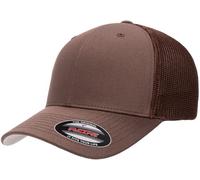 Flexfit Men's Trucker Mesh Cap, Brown, XL-XXL