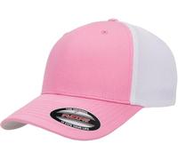 Flexfit Men's Trucker Mesh Cap, Pink/White, XL-XXL