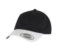 Flexfit Men's Two Tone Cotton Twill Low Profile Baseball Cap in Black Flexfit Black One Size