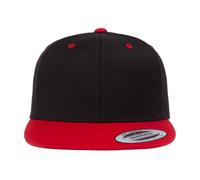 Flexfit Men's Two Tone Snapback Cap in Black Flexfit Black One Size