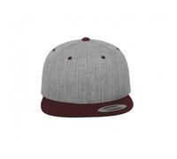 Flexfit Men's Two Tone Snapback Cap in Mid Grey Flexfit Mid Grey One Size