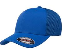 Flexfit Men's Ultrafibre Airmesh Fitted Trucker Hat, Royal, S-M