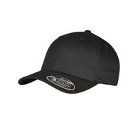 Flexfit Men's Woolly Combed Adjustable Cap in True Black Flexfit True Black One Size