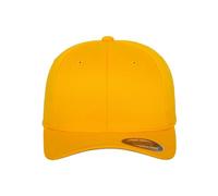 Flexfit Mens Wooly Combed Baseball Cap, Gold, 6-12 Years UK