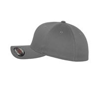 Flexfit Men's Wooly Combed Baseball Cap in Grey | Size: 2XL Flexfit Grey 2XL