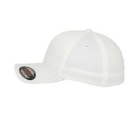 Flexfit Men's Wooly Combed Baseball Cap in White | Size: XS/S Flexfit White XS/S