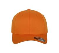 Flexfit Mens Wooly Combed Baseball Cap, Orange, 7-7 1/2 UK