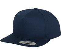 Flexfit Merch 5 Panel Classic Snapback Hat Blue