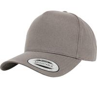 Flexfit Merch 5 Panel Curved Cap Grey