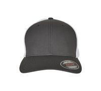 Flexfit Mesh Trucker Cap 2-Tone - Unisex Baseballcap für Damen und Herren, Farbe Navy/White, S/M