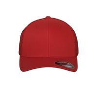 Flexfit Mesh Trucker Kappe, rot (Red), S/M