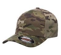 Flexfit Multicam Camo 6 Panel Baseball Cap Officially Licensed Multi-Cam Pattern (XX-Large, Multicam)