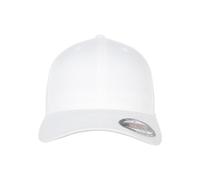 Flexfit Unisex Organic Cotton Cap Yupoong Flexfit Headwear, white, S-M UK