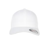 Flexfit Unisex Organic Cotton Cap Yupoong Flexfit Headwear, white, S-M UK