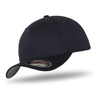Flexfit Original Baseball Cap Baseball Cap Woolly Combed in Bundle with UD Skull Bandana in many colors - Dark Navy, Youth (52-54 cm)