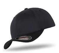 Flexfit Original Baseball Cap Baseball Cap Woolly Combed in Bundle with UD Skull Bandana in Many Colors - Dark Navy/Dark Navy, Youth (52-54 cm)