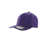 Flexfit Unisex Wooly Combed Baseballkappe, purple, XXL