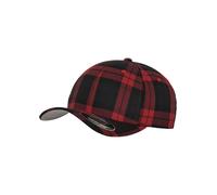 Flexfit Plaid Baseball Cap Melange Check Tartan Glen Hat Yupoong Caps