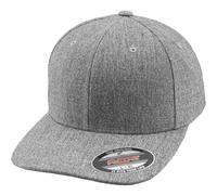 Flexfit PLAIN SPAN Stretchable Curved Cap - heather grey