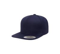 Flexfit Premium 5-Panel Snapback Cap Baseball, Navy, One Size