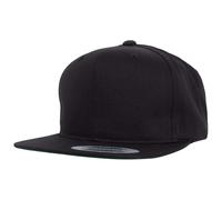 Flexfit Kinder Pro-Style Twill Snapback Youth Cap Kape, Black, 6-14 Jahre