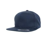 Flexfit Pro-style Twill Snapback Cap in Navy Flexfit Navy One Size