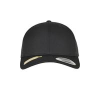 Flexfit Recycled Polyester Trucker Cap in Black Flexfit Black One Size