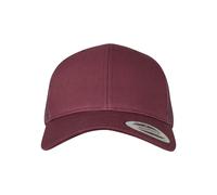 Flexfit Unisex Snapback Trucker Mesh Baseball Cap, Maroon, One Size