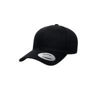 Flexfit Retro Cotton Blend Snapback Baseball Cap, Black, One Size