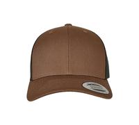 Flexfit Retro Trucker 2-Tone Baseball Cap, Coyote Brown/Black, One Size