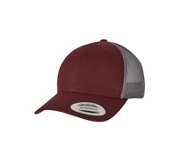 Flexfit Retro Trucker 2-Tone Baseball Cap, Maroon/Grey, One Size