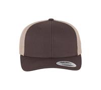 Flexfit 6606T Retro Trucker Two Tone Cap Brown/Khaki Colour: Brown/Kha One Size
