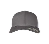 Flexfit Retro Trucker 2-Tone Kappe, Darkgrey/Wht, One Size