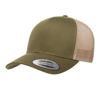Flexfit Retro Trucker Cap Hat Curved Peak Baseball 2-Tone 6-Panels Classic Mesh