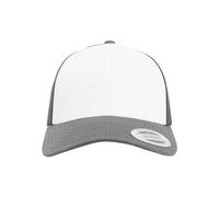 Flexfit Retro Trucker Colored Front Kappe Darkgrey/White One Size