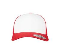Flexfit Retro Trucker Colored Front Kappe, red/Wht, One Size