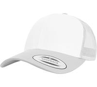 Flexfit Retro Trucker Colored Front Kappe, Silver/White, One Size