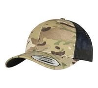 Flexfit RETRO Trucker Snapback Cap - Multicam camo - One Size