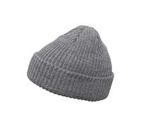 Flexfit Rib Beanie Strickmütze, Heather Grey, One Size
