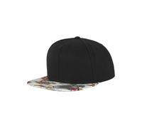 Flexfit ® Snapback Cap Yupoong Baseball Cap Hat Camo Melange Check Roses