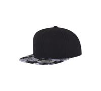 Flexfit ® Snapback Cap Yupoong Baseball Cap Hat Camo Melange Check Roses