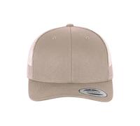 Flexfit Snapback Baseball Cap Unisex Trucker Mesh Basecap Brown (khakhi) One Size