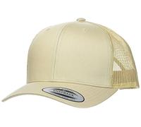 Flexfit Snapback Unisex Baseball-Mütze | Trucker Kappe Mesh Basecap, Braun (khakhi), Gr. One size
