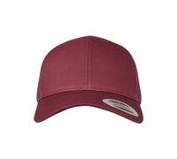 Flexfit Snapback Unisex Baseball-Mütze | Trucker Kappe Mesh Basecap, Rot (maroon), Gr. One size