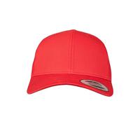 Flexfit Snapback Unisex Baseball-Mütze | Trucker Kappe Mesh Basecap, Rot (red), Gr. One size