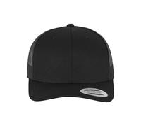 Flexfit 6606 Retro Trucker Cap Black Colour: Black, Size: One Size One Size
